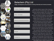 Tablet Screenshot of bchem.co.za